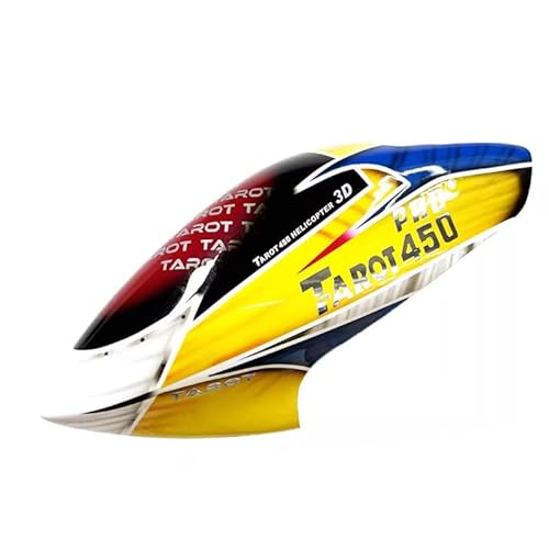 STASRC Tarot 450 Pro Painted Canopy for Align 450 Pro RC Helicopter Remote Control Helicopter Parts (Yellow) von STASRC