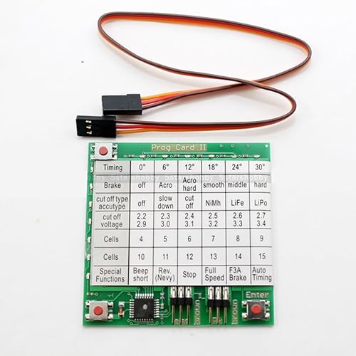 STASRC YPG ESC Programmierkarte für YPG Hobbyking YEP Electronic Speed Control von STASRC