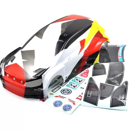 STASRC ZD Racing RX12 Ersatzteile für ZD Racing RX12 Fernbedienung RC Drifting Car (PC Body Shell Rot) von STASRC