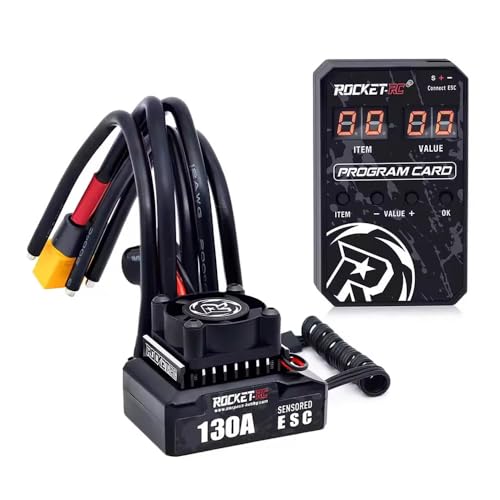 Surpass Hobby Pocket-RC 130A Sensored Brushless ESC and ESC Program Card for 1/10 RC Car Surpass Hobby Pocket-RC 130A Sensored Brushless ESC and ESC Program Card for 1/10 RC Car von STASRC