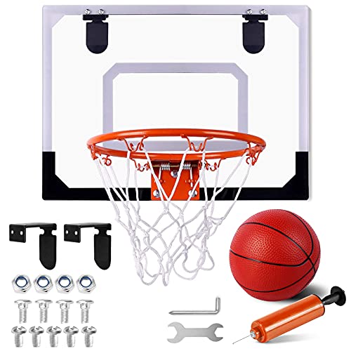 STAY GENT Mini Basketballkorb für Kinder und Erwachsene, Basketballkorb Indoor Mini Basketball Set für Tür Hängen Zimmer mit Ball und Luftpumpe, Sport Spiel Satz Geschenke für Jungen und Mädchen STAY GENT Mini Basketballkorb für Kinder und Erwachsene, Basketballkorb Indoor Mini Basketball Set für Tür Hängen Zimmer mit Ball und Luftpumpe, Sport Spiel Satz Geschenke für Jungen und Mädchen von STAY GENT