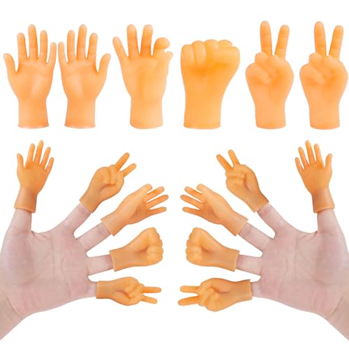 STEFORD Kleine Fingerhände, Mini-Gummi-Fingerpuppen, lustige kleine Hände für Finger, Katzen, Shows, Partys, Spiele, 30 Stück STEFORD Kleine Fingerhände, Mini-Gummi-Fingerpuppen, lustige kleine Hände für Finger, Katzen, Shows, Partys, Spiele, 30 Stück von STEFORD