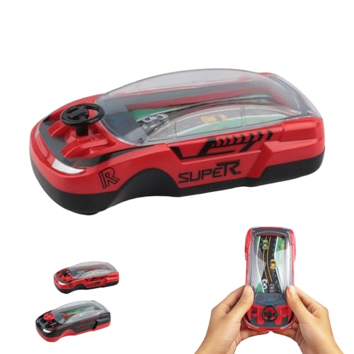 Handheld Racing Car Spiel für Kinder, Handheld Spielkonsole im Auto-Design – Kompakte Retro Handheld Konsole mit Spielspaß für Jungen und Mädchen, Mini Spielekonsole mit Gaming-Lenkrad Handheld Racing Car Spiel für Kinder, Handheld Spielkonsole im Auto-Design – Kompakte Retro Handheld Konsole mit Spielspaß für Jungen und Mädchen, Mini Spielekonsole mit Gaming-Lenkrad von STEFUEWILL17