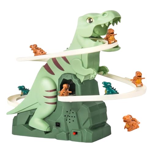 STEFUEWILL17 Dino Slide, Dino Rutschenspielzeug mit Lichtern und Musik, Dinosaurier Achterbahn Spielzeug STEFUEWILL17 Dino Slide, Dino Rutschenspielzeug mit Lichtern und Musik, Dinosaurier Achterbahn Spielzeug von STEFUEWILL17