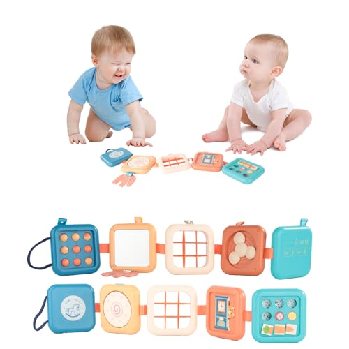Baby Spielzeug Busy Board - Motorikspielzeug Geschenk Kleinkinder Jungen Mädchen, Sensorik Spielzeug Baby Kleinkind, Montessori Flugzeug Beschäftigung, Activity Cube, Ideales Reisespielzeug Baby Spielzeug Busy Board - Motorikspielzeug Geschenk Kleinkinder Jungen Mädchen, Sensorik Spielzeug Baby Kleinkind, Montessori Flugzeug Beschäftigung, Activity Cube, Ideales Reisespielzeug von STEFUEWILL17