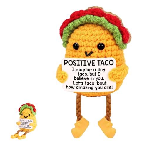 STEFUEWILL17 Positives Geschenk, emotionale Unterstützung Geschenk mit ermutigender Karte, Taco mit Füßen STEFUEWILL17 Positives Geschenk, emotionale Unterstützung Geschenk mit ermutigender Karte, Taco mit Füßen von STEFUEWILL17