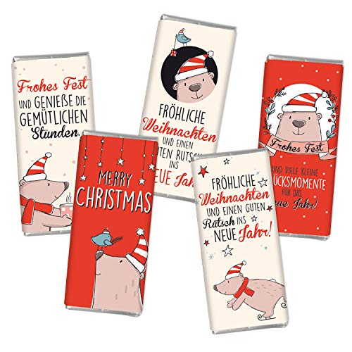 STEINBECK Mini Schokolade Weihnachten Geschenk Adventskalender Befüllung 18g Vollmilch Tischdekoration Bär rot STEINBECK Mini Schokolade Weihnachten Geschenk Adventskalender Befüllung 18g Vollmilch Tischdekoration Bär rot von STEINBECK