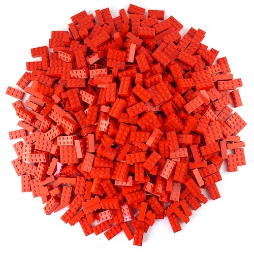 Lego® Service 3458 - Steine, rot, 2 x 4 Noppen, 50 Stück von LEGO