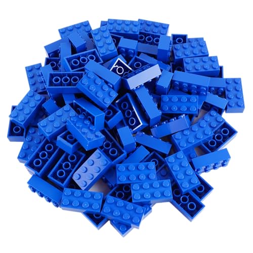 LEGO CITY - 15 Steine in blau mit 2x4 Noppen - BASIC STEINE - 3001 von LEGO