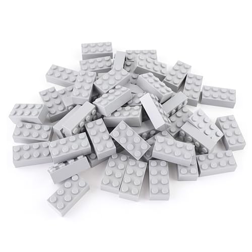 Lego® Classic Basic Steine hellgrau 3001-50 Stück 2x4 Steine hellgrau - Ideal für Kreative Bauvorhaben und Lego® Projekte - Perfekt für BAU- und Spielspaß - 2x4 Noppen (3001) Lego® Classic Basic Steine hellgrau 3001-50 Stück 2x4 Steine hellgrau - Ideal für Kreative Bauvorhaben und Lego® Projekte - Perfekt für BAU- und Spielspaß - 2x4 Noppen (3001) von LEGO
