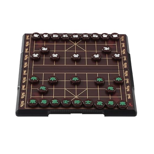 Chinesisches Schachspiel mit Klappbrett und magnetischen Figuren, tragbare Strategiespiele, Klassische pädagogische Brettspiele, Xiangqi for 2 Spieler(2.6cm/1.02in) von STEPHM