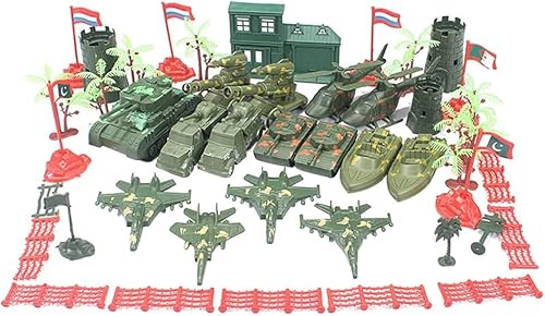 Militär Modell Soldat Spielzeug Armee Figuren Set， Mini Figuren Armee Waffen Modell Mini Plastik Soldatenfiguren Spielzeug Militärspielset für Kinder Jungen (41 Stück) von STETHI