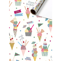 BRUNNEN 2528520360 STEWO Geschenkpapier „Gelato“ 70 cm × 1,5 m, 76 g/m², weiß/mehrfarbig BRUNNEN 2528520360 STEWO Geschenkpapier „Gelato“ 70 cm × 1,5 m, 76 g/m², weiß/mehrfarbig von STEWO