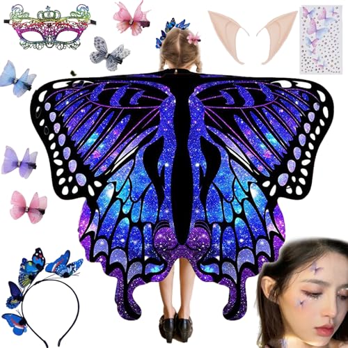 STFYUG Schmetterling Kostüm für Kinder, Schmetterlingsflügel Kinder, Kostüm Schmetterling Kinder, schmetterling kostüm kinder, Schmetterling Flügel Kinder für Maskenball Kostüm Karneval Party STFYUG Schmetterling Kostüm für Kinder, Schmetterlingsflügel Kinder, Kostüm Schmetterling Kinder, schmetterling kostüm kinder, Schmetterling Flügel Kinder für Maskenball Kostüm Karneval Party von STFYUG
