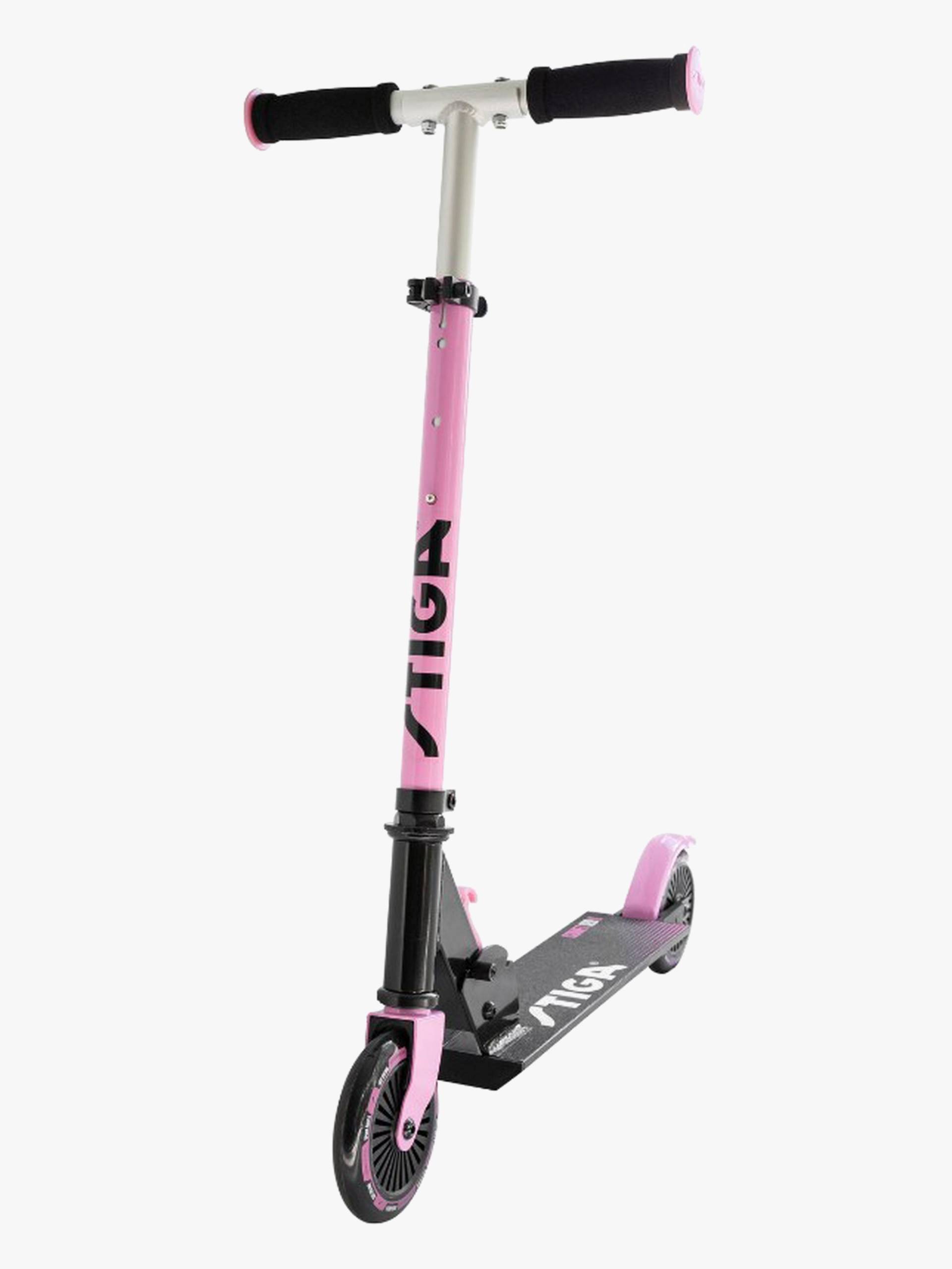 STIGA Kick Tretroller Comet 120-S, Schwarz/Rosa von STIGA
