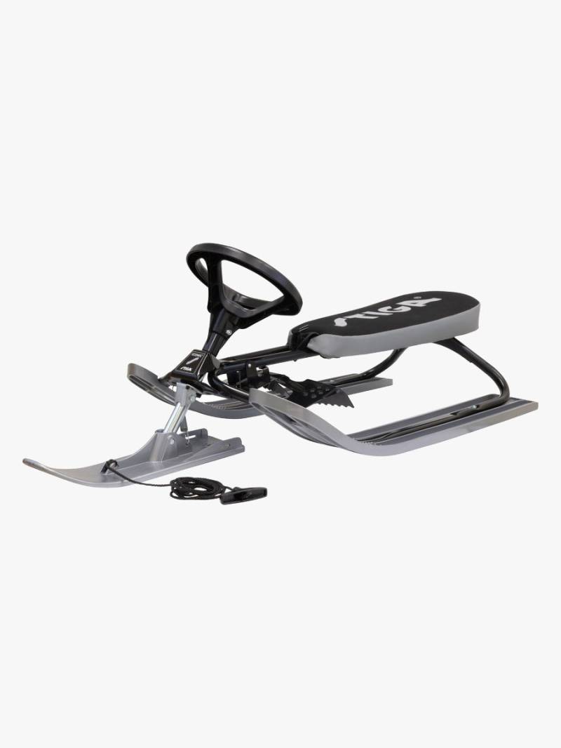 STIGA Snowracer Iconic Mit Sitzschutz, Schwarz/Silber von STIGA