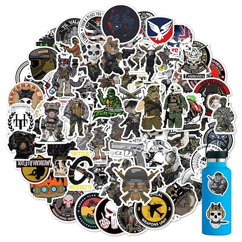 Taktische Aufkleber für Teenager, taktische Aufkleber für harte Hüte, militärische Aufkleber für Wasserflasche, cooler Aufkleber für Laptop, Handyhülle, Auto, Gitarre, Stoßstange, Skateboard, lustige Taktische Aufkleber für Teenager, taktische Aufkleber für harte Hüte, militärische Aufkleber für Wasserflasche, cooler Aufkleber für Laptop, Handyhülle, Auto, Gitarre, Stoßstange, Skateboard, lustige von STKR