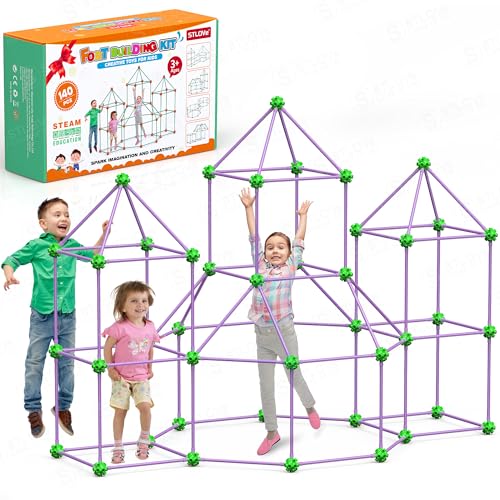 STLOVe DIY Bauspielzeug, 140 PCS Höhle Bauen Kinder Bauspielzeug, Kinder Konstruktionsspielzeug, Höhle Bauen Kinder Crazy Forts Zelt Spielzeug, Lernspielzeug Geschenk für Junge & Mädchen 4+ Jahre STLOVe DIY Bauspielzeug, 140 PCS Höhle Bauen Kinder Bauspielzeug, Kinder Konstruktionsspielzeug, Höhle Bauen Kinder Crazy Forts Zelt Spielzeug, Lernspielzeug Geschenk für Junge & Mädchen 4+ Jahre von STLOVe