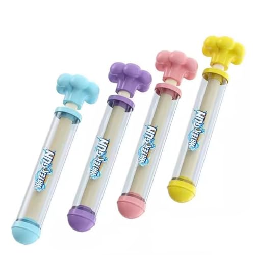 STOAT Feuerwerk-Wasserpistolen Set 4er Pack (2025) Feuerwerk für Garten & Strand｜Sofortspaß ohne Batterien｜BPA-frei｜Perfektes Sommergeschenk(27 cm/4er Packung) von STOAT