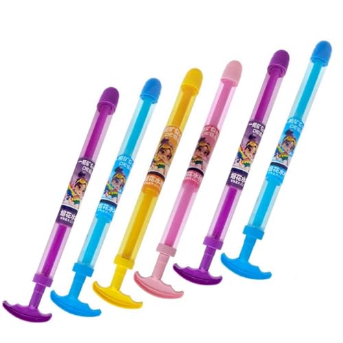 STOAT Feuerwerk-Wasserpistolen Set 6er Pack (2025) Feuerwerk für Garten & Strand｜Sofortspaß ohne Batterien｜BPA-frei｜Perfektes Sommergeschenk(38 cm/6er Packung) von STOAT