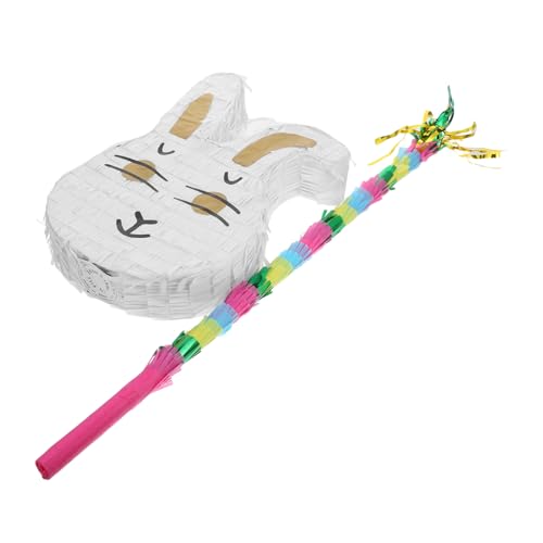 STOBAZA 1 Set Einzigartige Osterhasen Pinata Mit Quastenstab Niedliches Partyzubehör Kaninchen Piñata Für Tiermottoparty Geburtstagsparty Dekoration STOBAZA 1 Set Einzigartige Osterhasen Pinata Mit Quastenstab Niedliches Partyzubehör Kaninchen Piñata Für Tiermottoparty Geburtstagsparty Dekoration von STOBAZA