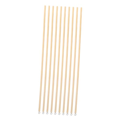 STOBAZA 10 Stück Bambusstäbe für Chinesisches Schattenspiel Puppensteuerung Ergonomisch Stabiles Holz DIY Bastelstäbe für Präzise Handhabung Traditionelles Familienentertainment von STOBAZA