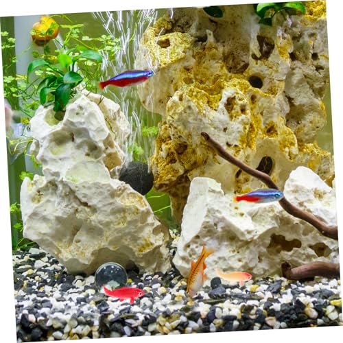 STOBAZA 10 Stück Teiliges Mini Koi Fisch Modell aus Realistischem Harz Bunte Aquarium Dekofiguren für Aquarien Detailgetreue Miniatur Koi Fische Vielseitige Zierfische für Fischbecken und von STOBAZA