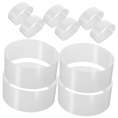 STOBAZA 100 Blatt Transparentes Cake Collar Selbstklebende Backfolie für Mousse Kuchen Tortenrandfolie für Hochzeiten Geburtstage und STOBAZA 100 Blatt Transparentes Cake Collar Selbstklebende Backfolie für Mousse Kuchen Tortenrandfolie für Hochzeiten Geburtstage und von STOBAZA