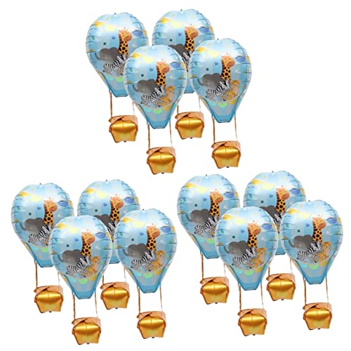 STOBAZA 12 Stk Heißluftballon Dekor Latexballons Partyballons Luftballons wandverkleidung Wohnkultur Gastgeschenke festlicher Ballon Hochzeit schmücken Leuchtturm Drachen 4d Aluminiumfolie von STOBAZA
