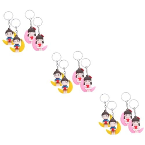 STOBAZA 12 Stk Schlüsselanhänger Rucksack hängende Dekoration Teenager-Mädchen-Rucksack Schlüsselringe Schlüsselbund Anhänger für Ziergegenstände dekorative Ringe Wagen von STOBAZA