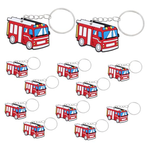 STOBAZA 12 Stück Teiliges Feuerwehr Schlüsselanhänger mit Feuerwehrwagen Design Vielseitig als Party Mitgebsel Rucksackanhänger und Autoschlüssel Zubehör für Kindergeburtstag Feuerwehr STOBAZA 12 Stück Teiliges Feuerwehr Schlüsselanhänger mit Feuerwehrwagen Design Vielseitig als Party Mitgebsel Rucksackanhänger und Autoschlüssel Zubehör für Kindergeburtstag Feuerwehr von STOBAZA