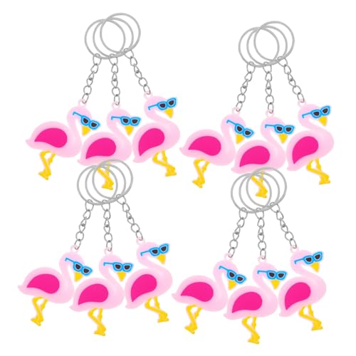 STOBAZA 12 Stück Teiliges Flamingo Schlüsselanhänger Niedliche Kawaii Tieranhänger Dekorative Schlüsselringe für Sommerparty Hawaii Luau Party Vielseitig als Rucksack und Autoschmuck STOBAZA 12 Stück Teiliges Flamingo Schlüsselanhänger Niedliche Kawaii Tieranhänger Dekorative Schlüsselringe für Sommerparty Hawaii Luau Party Vielseitig als Rucksack und Autoschmuck von STOBAZA