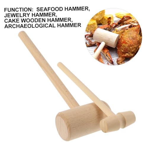 STOBAZA 12 Stück Teiliges Holzmeeresfrüchte Hämmer aus Natürlichem Hartholz Vielseitig Einsetzbar zum Knacken von Krabben Hummer und Muscheln Langlebig Glatte Oberfläche für Küche Party STOBAZA 12 Stück Teiliges Holzmeeresfrüchte Hämmer aus Natürlichem Hartholz Vielseitig Einsetzbar zum Knacken von Krabben Hummer und Muscheln Langlebig Glatte Oberfläche für Küche Party von STOBAZA