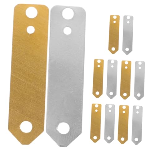 STOBAZA 12 Stück Teiliges Kupfer Metallelektroden Set für Wissenschaftliche Experimente DIY Fruchtbatterie Reine Kupferstreifen und Metallplatten Einfache Montage Pädagogisches von STOBAZA