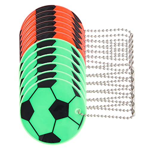 STOBAZA 12 Stück Teiliges Reflektierendes Fußball Hängeornament für Rucksäcke Party Mitgebsel und Schulbedarf STOBAZA 12 Stück Teiliges Reflektierendes Fußball Hängeornament für Rucksäcke Party Mitgebsel und Schulbedarf von STOBAZA