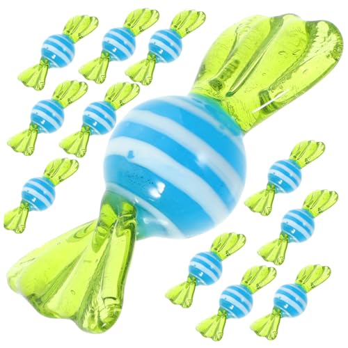 STOBAZA 12Stücke Farbige Glasbonbons Süßigkeiten Dekoration für Schreibtische Langlebig für Festliche Anlässe und von STOBAZA