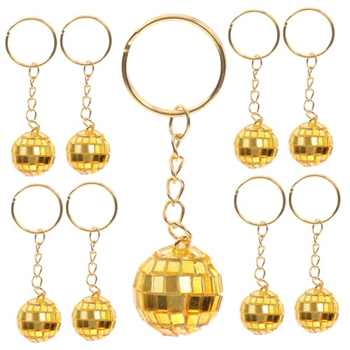 STOBAZA 12Stücke Spiegel Discokugel Schlüsselanhänger Set für Partygeschenke Weihnachtsgeschenke Halloween Dekorationen Jahre Disco Thema Glänzende Tischdeko STOBAZA 12Stücke Spiegel Discokugel Schlüsselanhänger Set für Partygeschenke Weihnachtsgeschenke Halloween Dekorationen Jahre Disco Thema Glänzende Tischdeko von STOBAZA