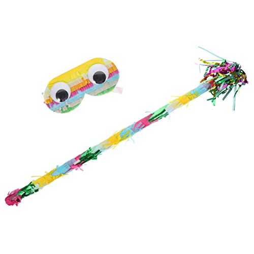 STOBAZA 1Satz Pinata für Kindergeburtstag Teiliges mit Augenmaske und Stock Bunt für Duschpartyzubehör Spaß und Unterhaltung bei Feiern STOBAZA 1Satz Pinata für Kindergeburtstag Teiliges mit Augenmaske und Stock Bunt für Duschpartyzubehör Spaß und Unterhaltung bei Feiern von STOBAZA