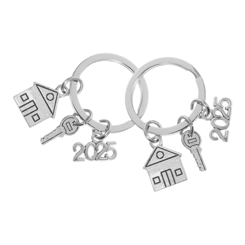 STOBAZA 2 Stück Schlüsselanhänger Hausbesitzer Zinklegierung Rostfrei Langlebig Einweihungsgeschenk für Neues Zuhause Dekoratives Schmuckstück für Männer und Frauen STOBAZA 2 Stück Schlüsselanhänger Hausbesitzer Zinklegierung Rostfrei Langlebig Einweihungsgeschenk für Neues Zuhause Dekoratives Schmuckstück für Männer und Frauen von STOBAZA