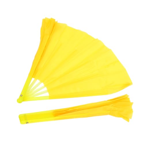 STOBAZA 2 Stück Teiliges Faltbares Tai Chi Kung Fu Handfächer Stofffächer mit Kunststoffrippen Doppelseitig für Tanz Kampfkunst Praktische Handfächer Tragbar Asiatischer Retro Stil von STOBAZA