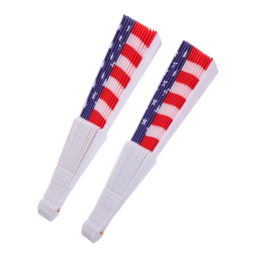 STOBAZA 2 Stück Teiliges Faltfächer mit Amerikanischer Flagge Robuste Independence Day Party Deko Vielseitig für Geburtstage Hochzeiten und Outdoor Feiern Patriotisches Design STOBAZA 2 Stück Teiliges Faltfächer mit Amerikanischer Flagge Robuste Independence Day Party Deko Vielseitig für Geburtstage Hochzeiten und Outdoor Feiern Patriotisches Design von STOBAZA