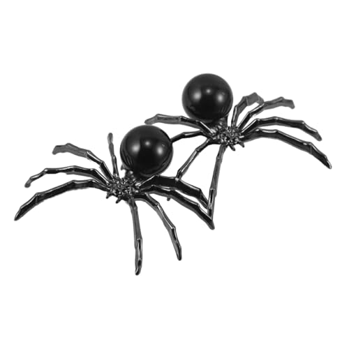 STOBAZA 2 Stück Teiliges Spinnenfiguren aus Robustem Legierungsmetall mit Schwarzem Obsidian Kristallkugel Realistische Halloween Dekoration für Haus Geschäft und Event Mystische STOBAZA 2 Stück Teiliges Spinnenfiguren aus Robustem Legierungsmetall mit Schwarzem Obsidian Kristallkugel Realistische Halloween Dekoration für Haus Geschäft und Event Mystische von STOBAZA