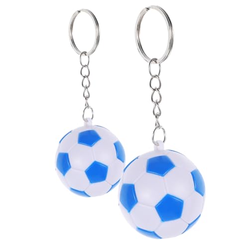 STOBAZA 2 Stücke Fußball Schlüsselanhänger aus Kreative Fußball Anhänger für Party Mitgebsel Schule Karneval Preise Blaue für Jungen und Mädchen STOBAZA 2 Stücke Fußball Schlüsselanhänger aus Kreative Fußball Anhänger für Party Mitgebsel Schule Karneval Preise Blaue für Jungen und Mädchen von STOBAZA