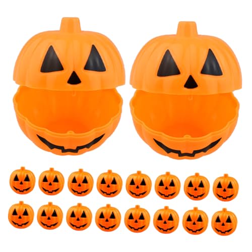 STOBAZA 20 Stück Teiliges Mini Kunststoff Kürbis Süßigkeitenboxen Halloween Party Dekorationen Tragbare Candy Holder für Trick Treat und Thanksgiving Fest STOBAZA 20 Stück Teiliges Mini Kunststoff Kürbis Süßigkeitenboxen Halloween Party Dekorationen Tragbare Candy Holder für Trick Treat und Thanksgiving Fest von STOBAZA
