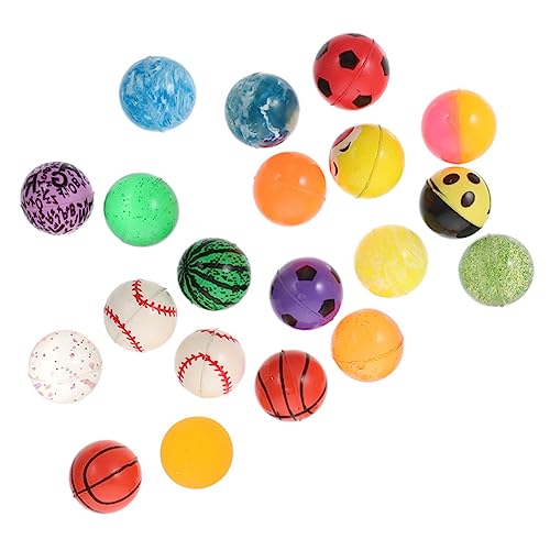 STOBAZA 20st Hüpfender Ball Kleine Hüpfbälle Spielzeug Kleiner Hüpfer Hoher Sprung Spiel Hüpfbälle Springbälle Gegen Stress Stretchspielzeug Anti-Stress Kind Gummi Gacha-Maschine von STOBAZA