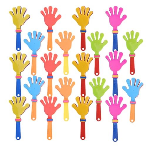 STOBAZA 25 Stück Teiliges Bunte Plastik handklatscher Krachmacher für Karneval Party Feier Feste Leicht zu Halten Sicher und Langlebig für Schul Neujahrsfeiern STOBAZA 25 Stück Teiliges Bunte Plastik handklatscher Krachmacher für Karneval Party Feier Feste Leicht zu Halten Sicher und Langlebig für Schul Neujahrsfeiern von STOBAZA