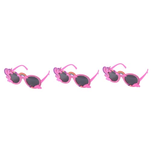 STOBAZA 3 Stk Schnapsgläser Brille Einhorn-spektakel Kostüm Dekoration Anzieh-accessoire Bilden Kleidung Rosa von STOBAZA