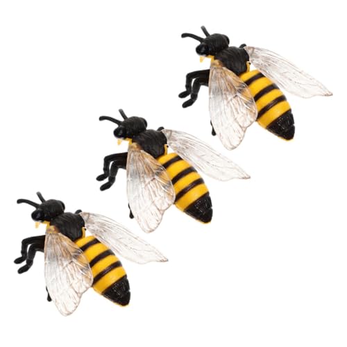 STOBAZA 3 Stück Realistische Bienenfiguren aus Kunststoff Detailgetreue Insektenmodelle für Pädagogisches Lernspielzeug Feinmotorik und Naturverständnis Sicher und Nachhaltig STOBAZA 3 Stück Realistische Bienenfiguren aus Kunststoff Detailgetreue Insektenmodelle für Pädagogisches Lernspielzeug Feinmotorik und Naturverständnis Sicher und Nachhaltig von STOBAZA