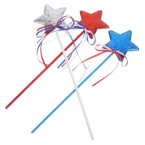 STOBAZA 3 Stück Teiliges Patriotische Fünfzackige Stern für Kindgerechtes Design Vielseitige Partydekoration Rot Silber Blau für Unabhängigkeitstag Feier STOBAZA 3 Stück Teiliges Patriotische Fünfzackige Stern für Kindgerechtes Design Vielseitige Partydekoration Rot Silber Blau für Unabhängigkeitstag Feier von STOBAZA