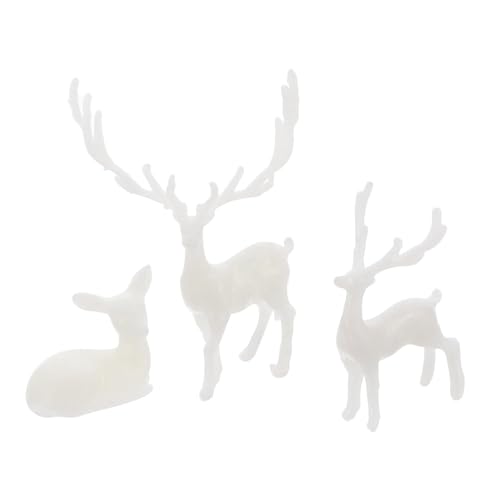 STOBAZA 3 Stück Teiliges Resin Elch Figuren Kleine Realistische Elchstatue für DIY Mikrolandschaft Langlebige Miniatur Elch Dekoration für Aquarium und Terrasse STOBAZA 3 Stück Teiliges Resin Elch Figuren Kleine Realistische Elchstatue für DIY Mikrolandschaft Langlebige Miniatur Elch Dekoration für Aquarium und Terrasse von STOBAZA